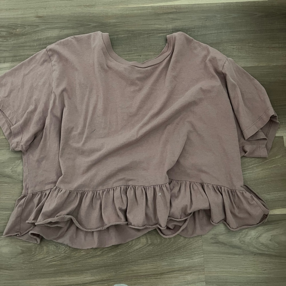 Ruffle t shirt